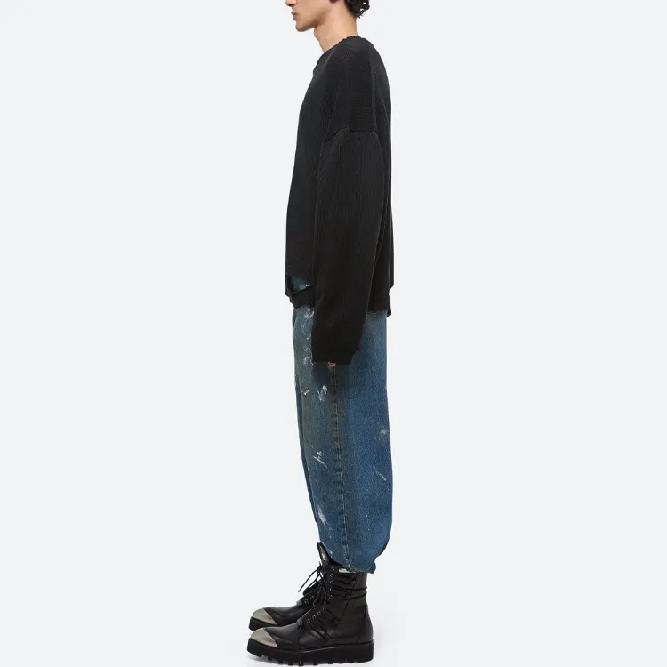 Helmut Lang Distressed Knit Sweater-3
