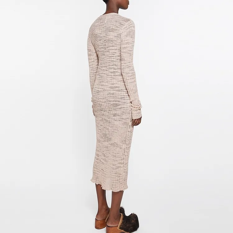 Acne Studios Semi sheer Panel Ribbed knit Cardigan-2