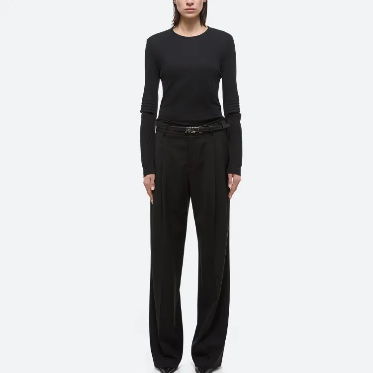 Helmut Lang Astro Crewneck Cut Out Top-1