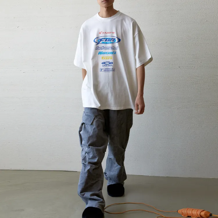 FARFROMWHAT T Shirt Men's White-2
