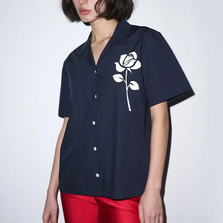 MARDI MERCREDI SS24 Shirt Women's Deep Navy Blue-2