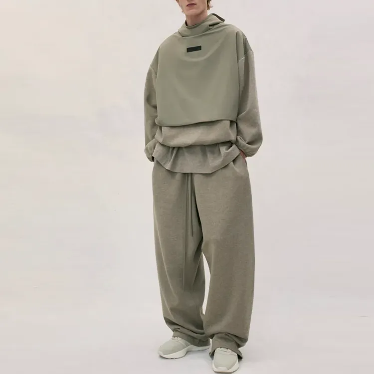 Fear Of God Essentials Core Collection Nylon Fleece Hooded Sweatshirt-2