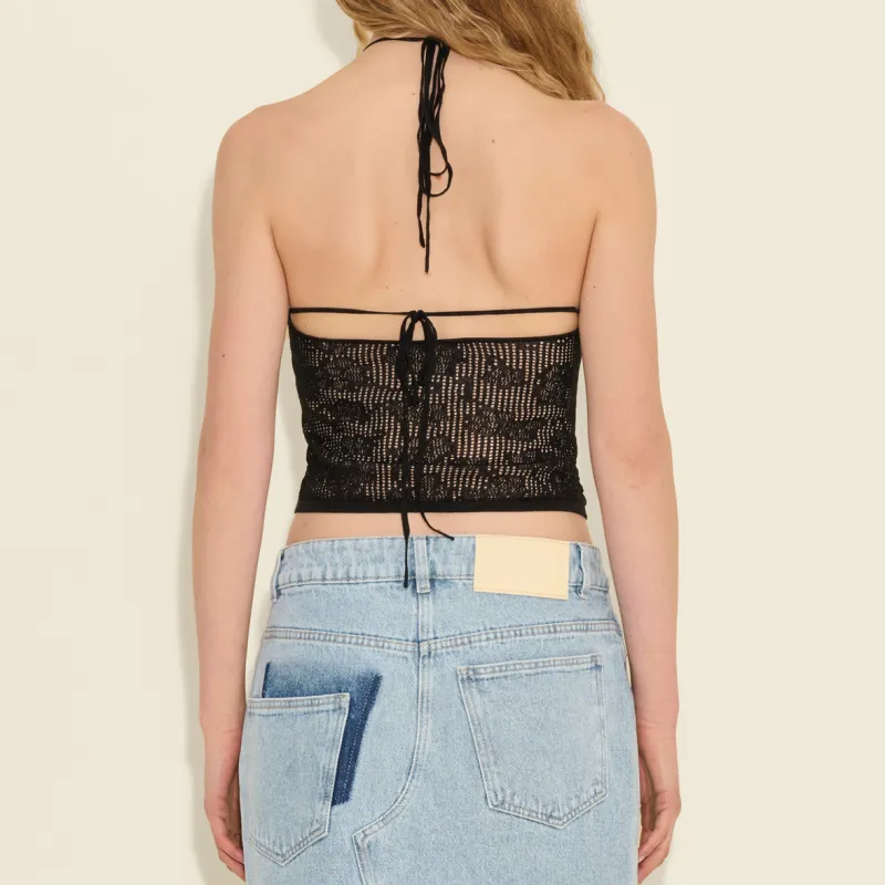 HOLZWEILER SS24 Camisole Women's Black-3