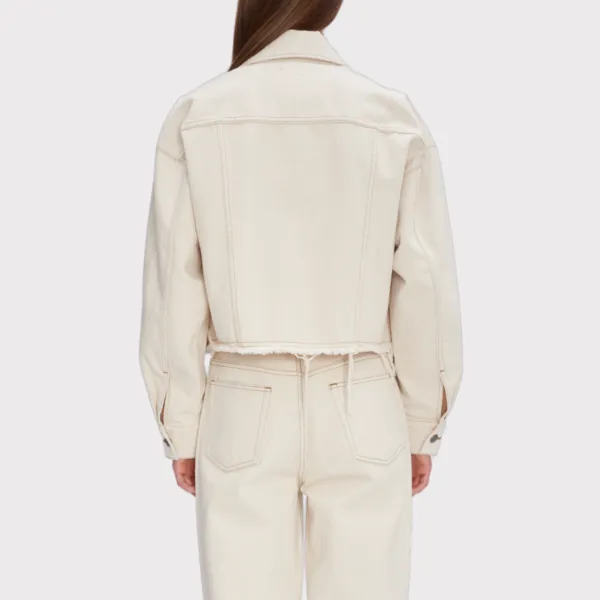 A.P.C x Natacha Ramsay-Levi Sainters SS24 Denim Jacket Women's Ecru-1