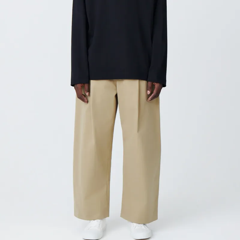 Studio Nicholson Sorte Trousers-1