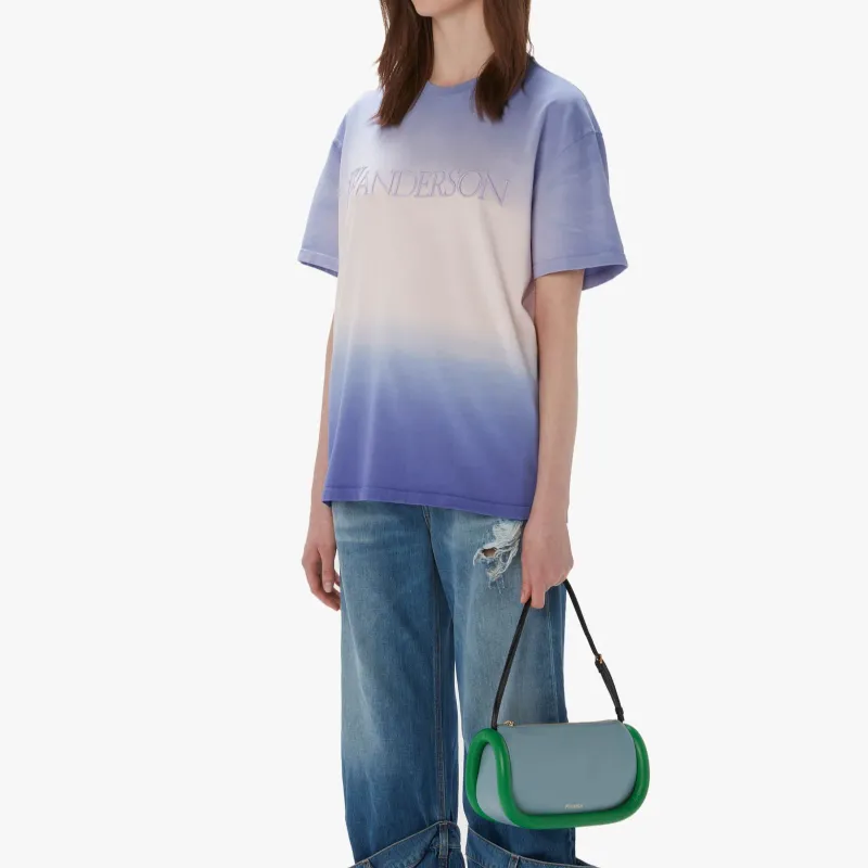 JW Anderson Tie Dyed Logo Embroidered T Shirt-3