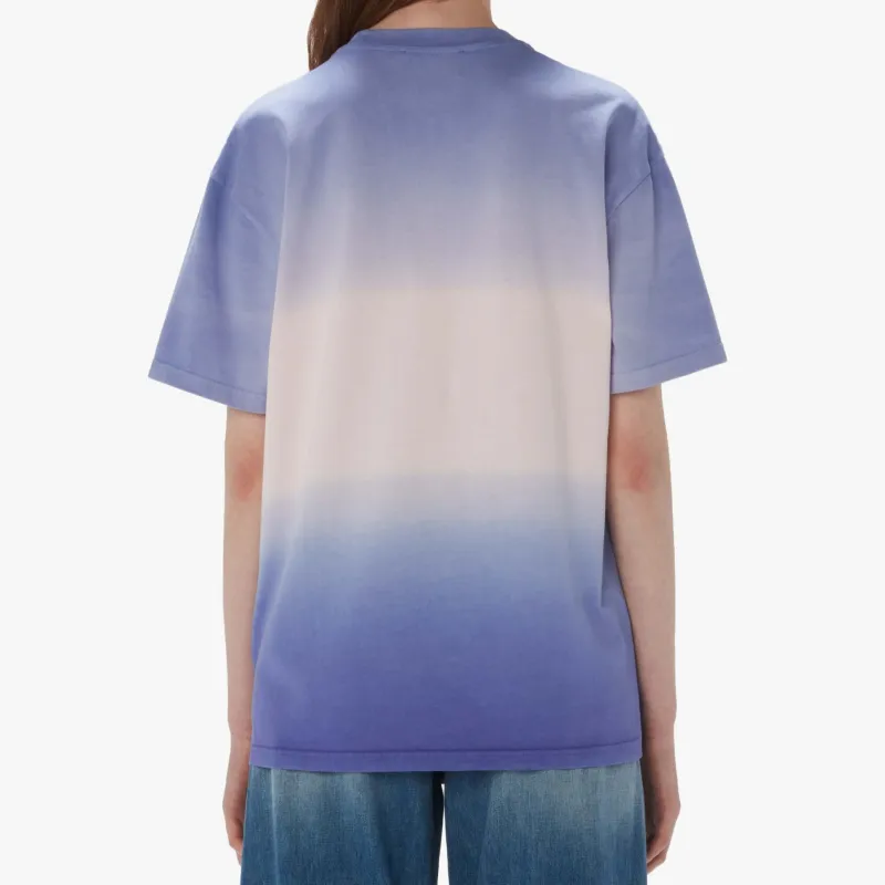 JW Anderson Tie Dyed Logo Embroidered T Shirt-2