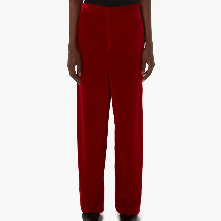 JW Anderson Velvet Tuxedo Trousers-1
