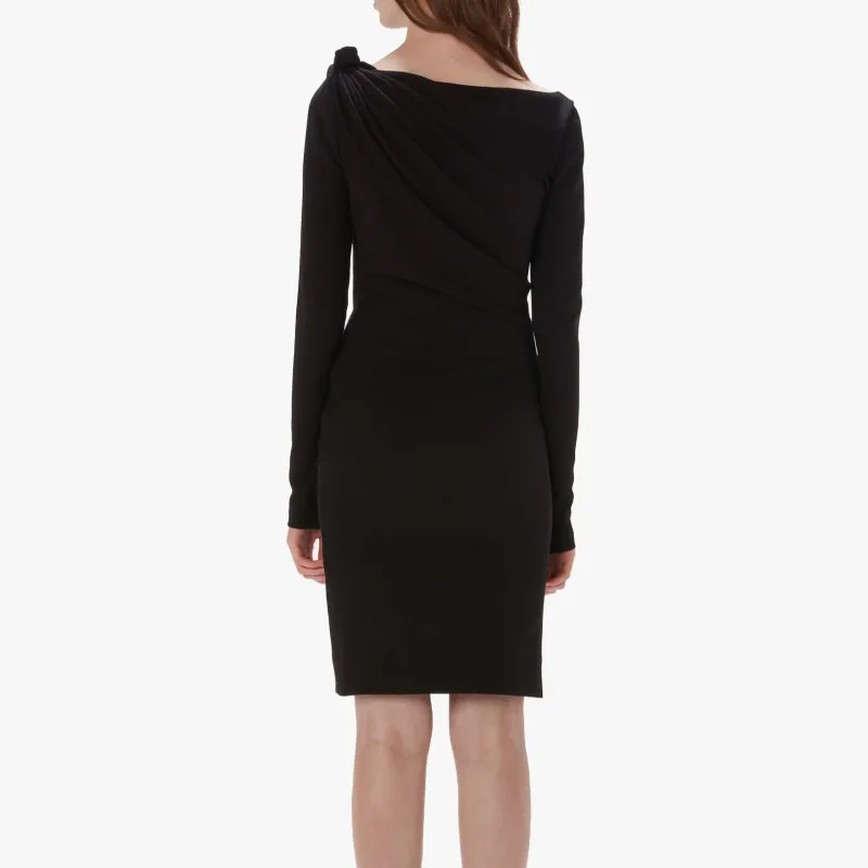 JW Anderson V Neck Ruched Midi Dress-3