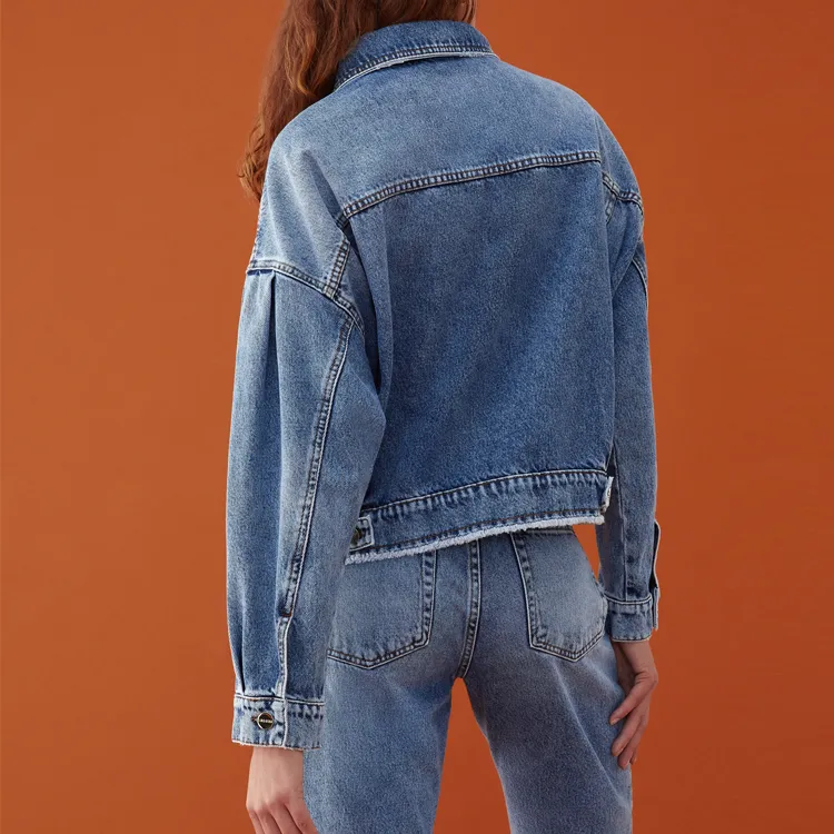 I BLUES Denim Jacket Women's Blue-2