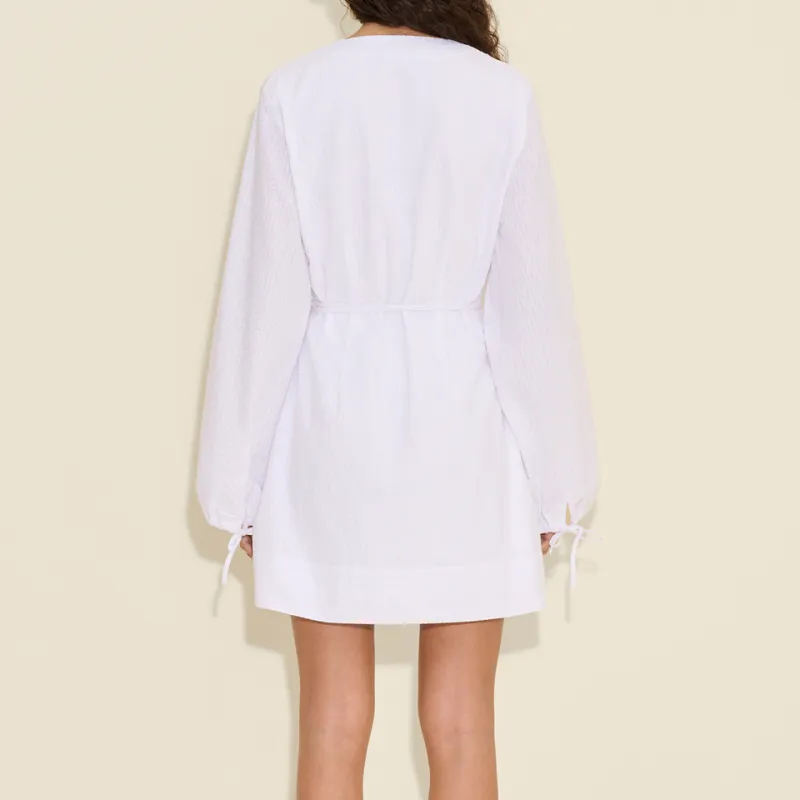 HOLZWEILER FW24 Long Sleeved Dress Women's White-2
