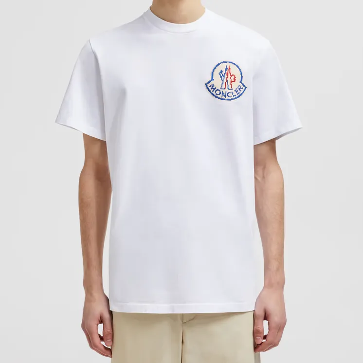 Moncler Logo Printed Crewneck T Shirt-1
