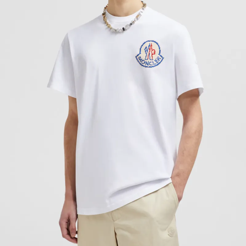 Moncler Logo Printed Crewneck T Shirt-3