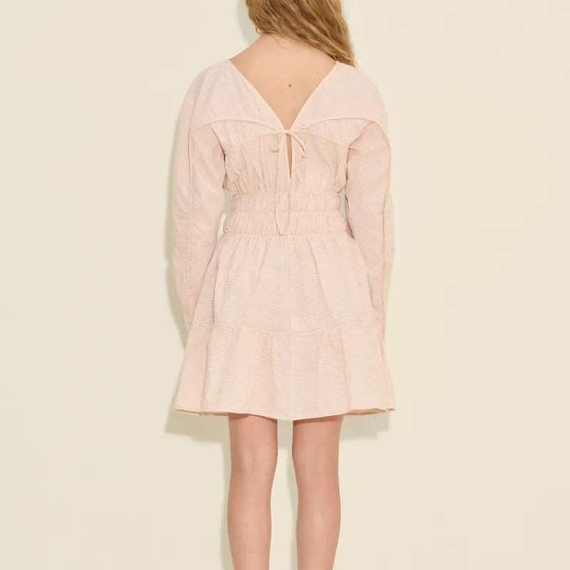 HOLZWEILER FW24 Long Sleeved Dress Women's Light Pink-2