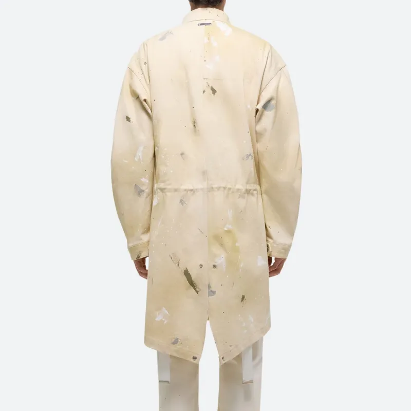 Helmut Lang Paint Splatter effect Parka-1