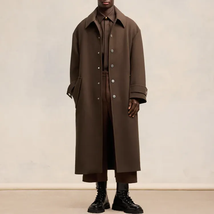 AMIPARIS Paris Belted Long Oversized Coat-1
