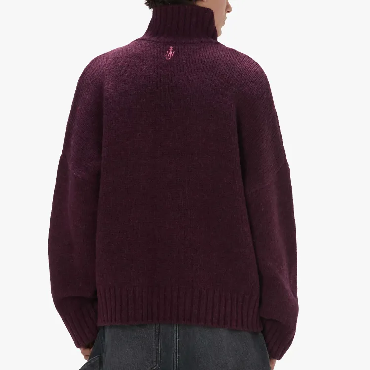 JW Anderson Patch Pocket Turtleneck Knitted Jumper-1