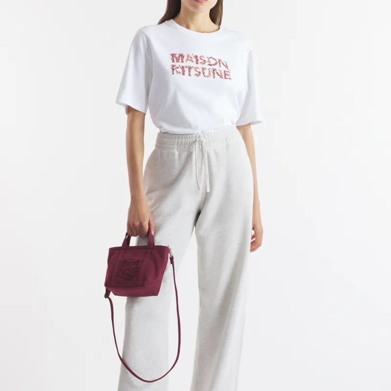 Maison Kitsune Woodland Alphabet Crewneck T Shirt-3