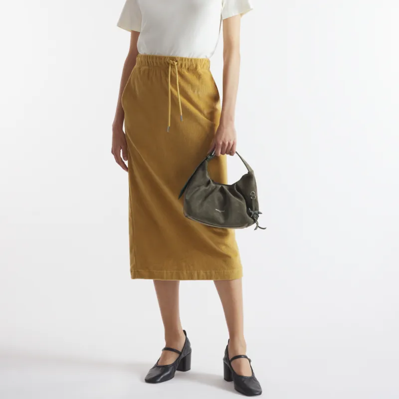 Maison Kitsune FW24 Casual Long Skirt Women's Toad Beige-2