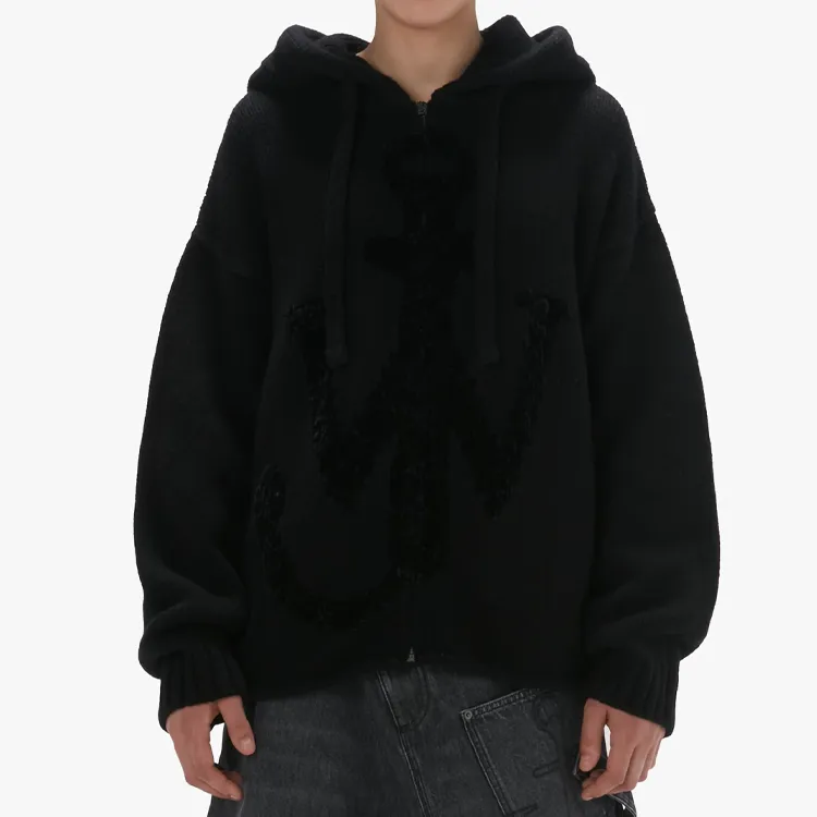 JW Anderson Zip Through Anchor Hoodie-1