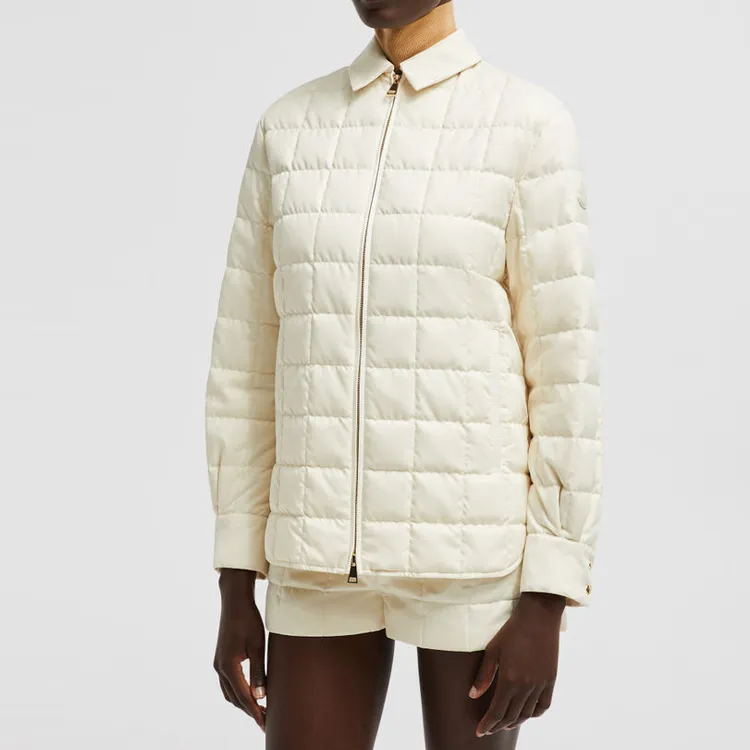 Moncler FW24 Down Jacket Women's Ecru-3
