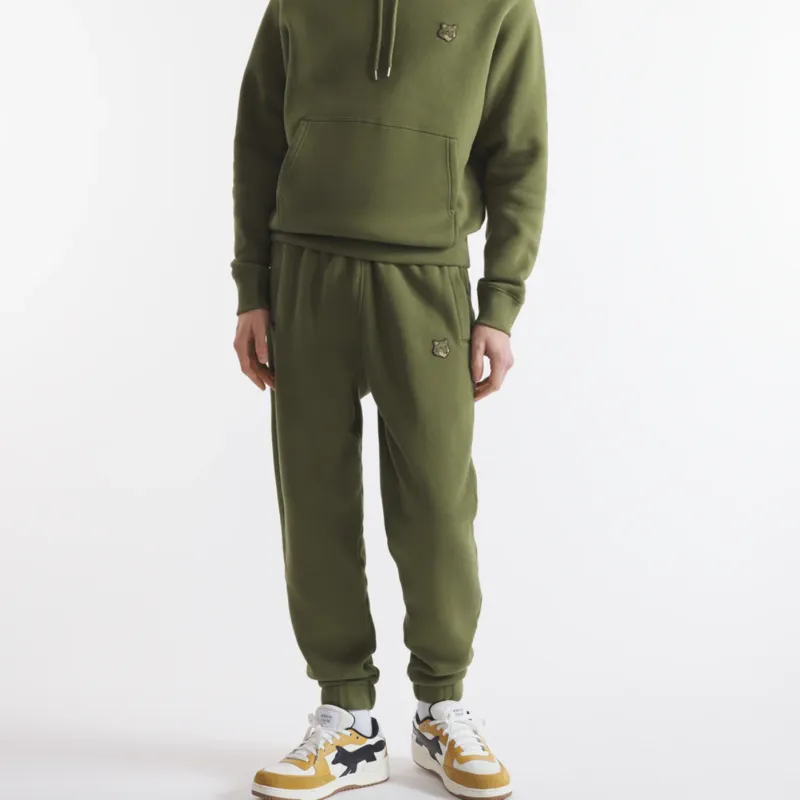Maison Kitsune Bold Fox Head Patch Sweatpants-2