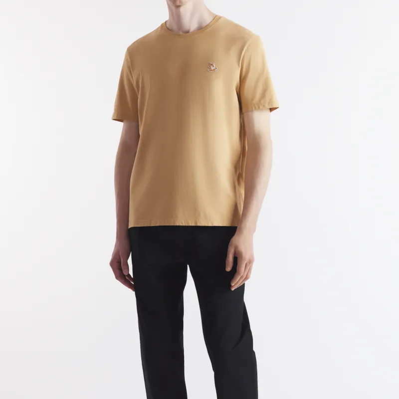 Maison Kitsune Chillax Fox Patch Crewneck T Shirt-3