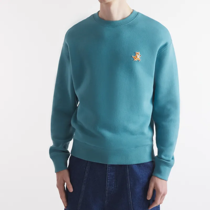 Maison Kitsune Speedy Fox Patch Crewneck Sweatshirt-2