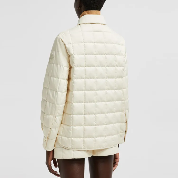 Moncler FW24 Down Jacket Women's Ecru-2