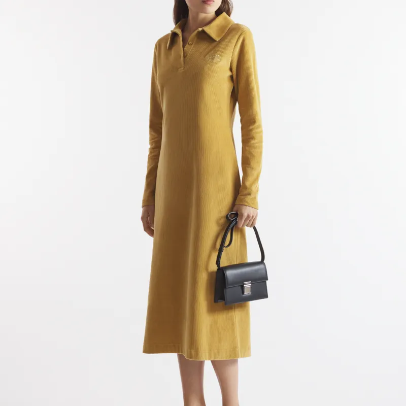 Maison Kitsune FW24 Long-Sleeved Dresses Women's Toad Beige-4