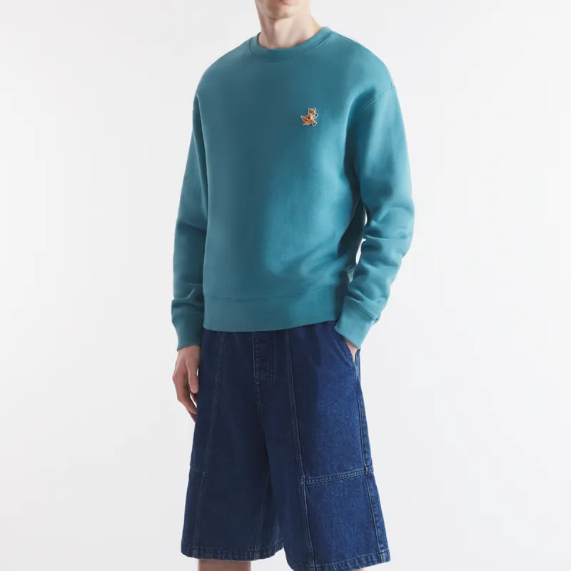 Maison Kitsune Speedy Fox Patch Crewneck Sweatshirt-3