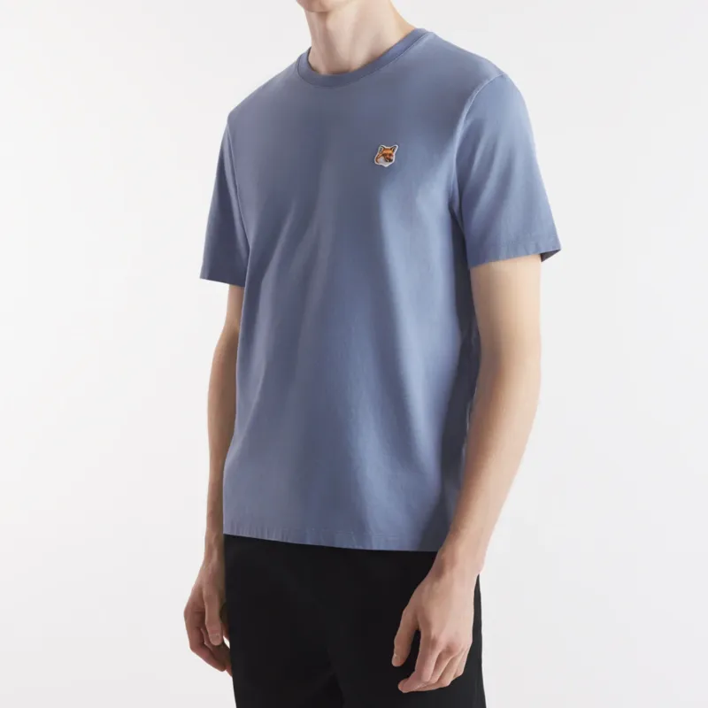 Maison Kitsune Fox Head Patch Crewneck T Shirt-3