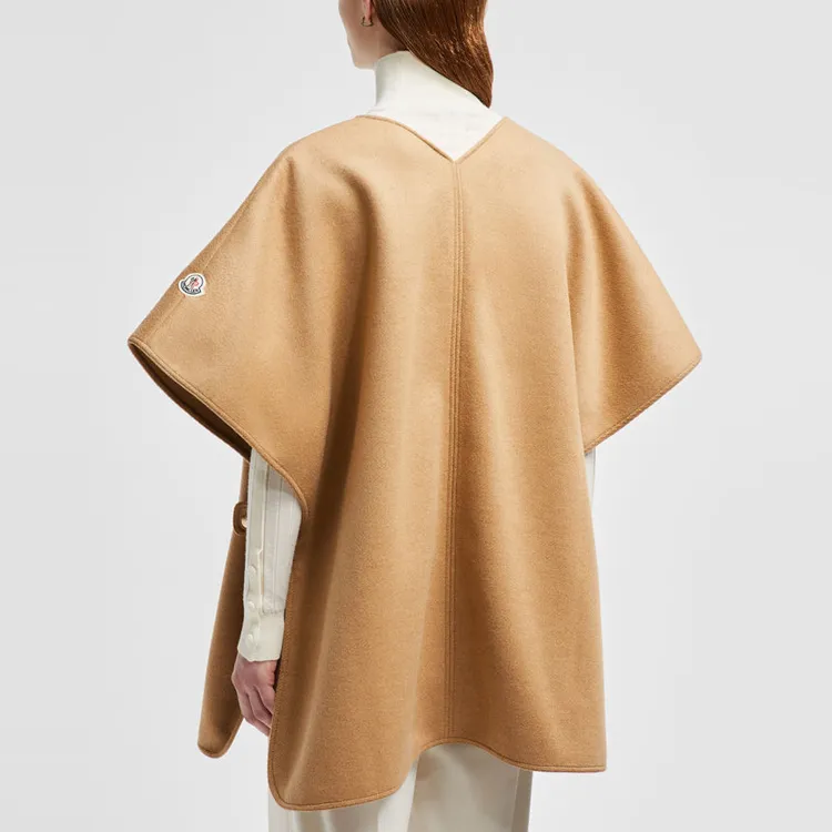 Moncler FW24 Cloaks Women's Camel Beige-2