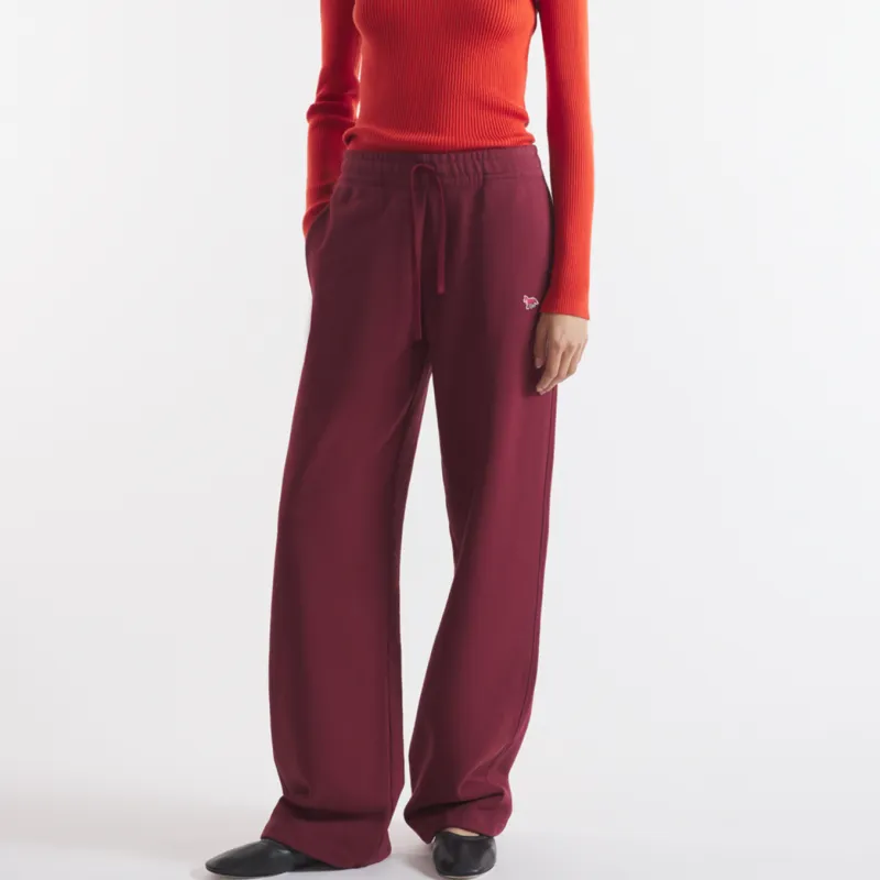 Maison Kitsune Logo Patch Pants-3
