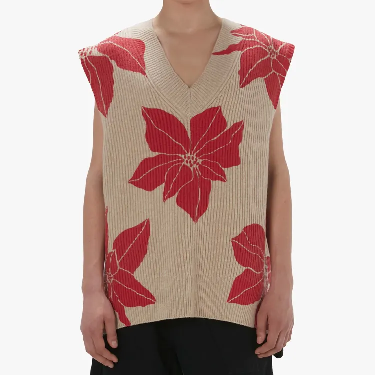 JW Anderson Floral print Sleeveless Jumper-1