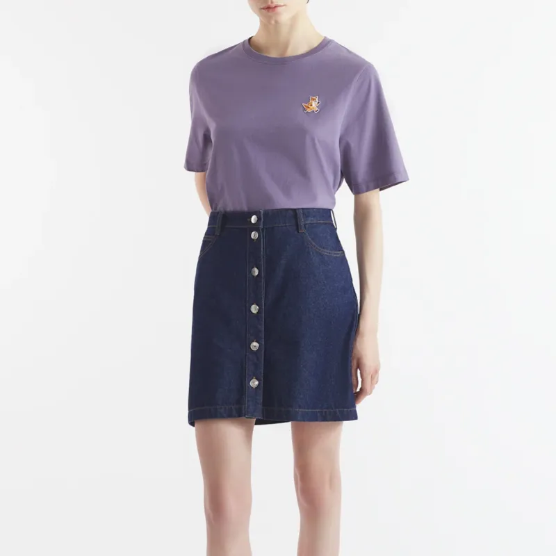 Maison Kitsune Speedy Fox Patch Crewneck T-Shirt-2