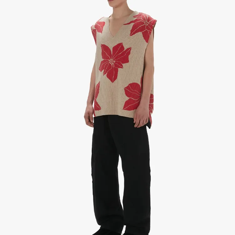 JW Anderson Floral print Sleeveless Jumper-3
