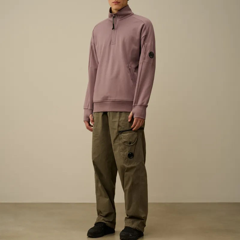 C.P.Company Fleece Half zipped Sweatshirt-3
