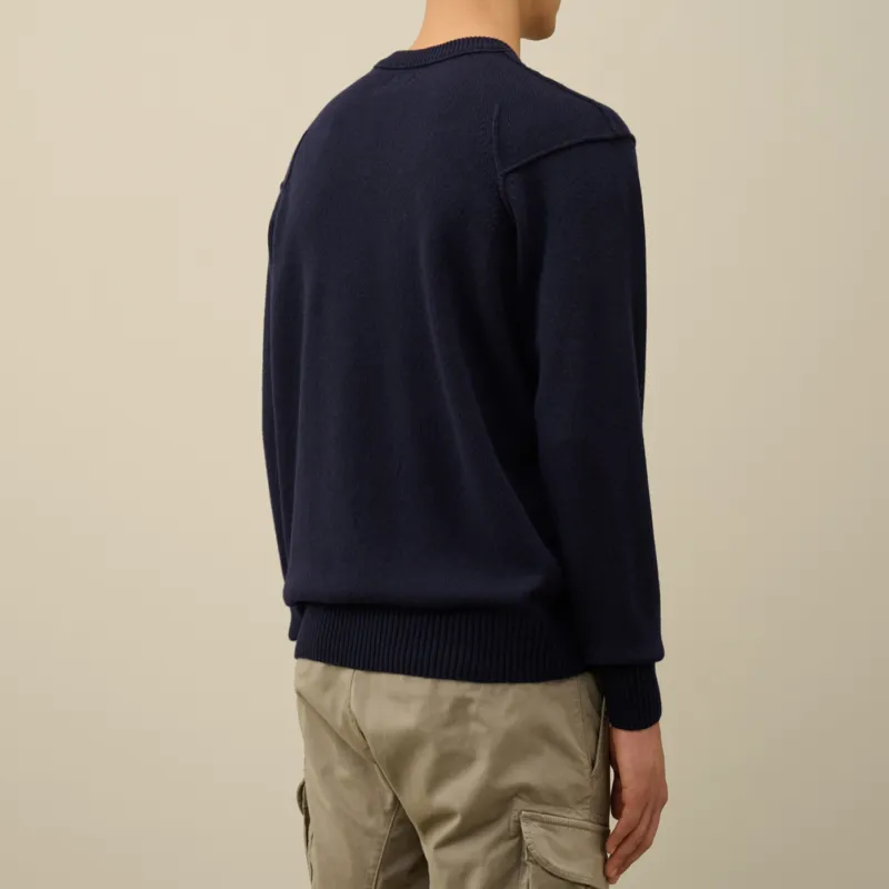 C.P.Company Lens Detailed Crewneck Jumper-2