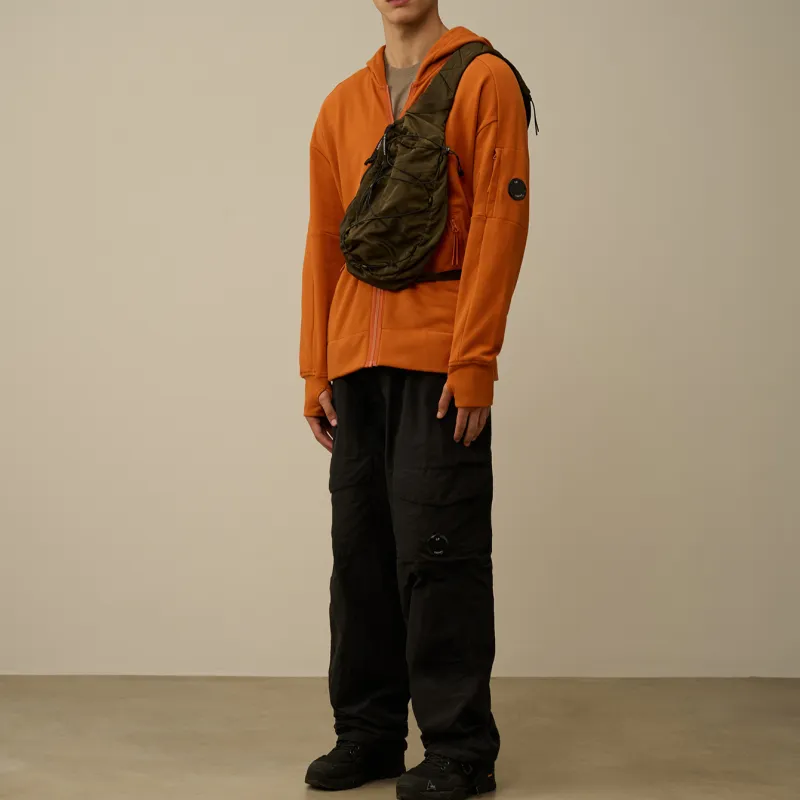 C.P.Company Fleece Zip up Hoodie-3