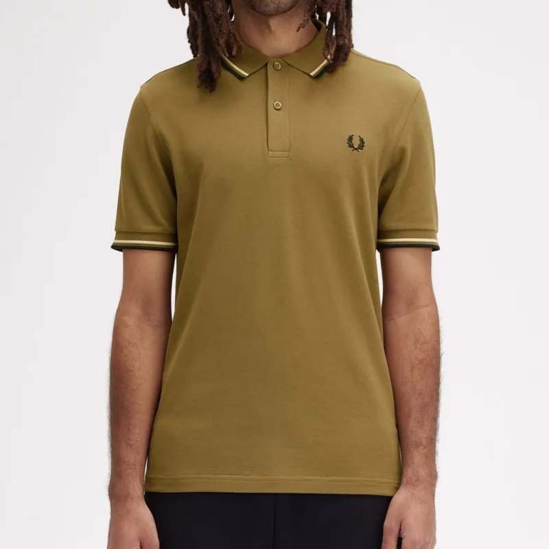 FRED PERRY Polo Shirt Men's Umber-2