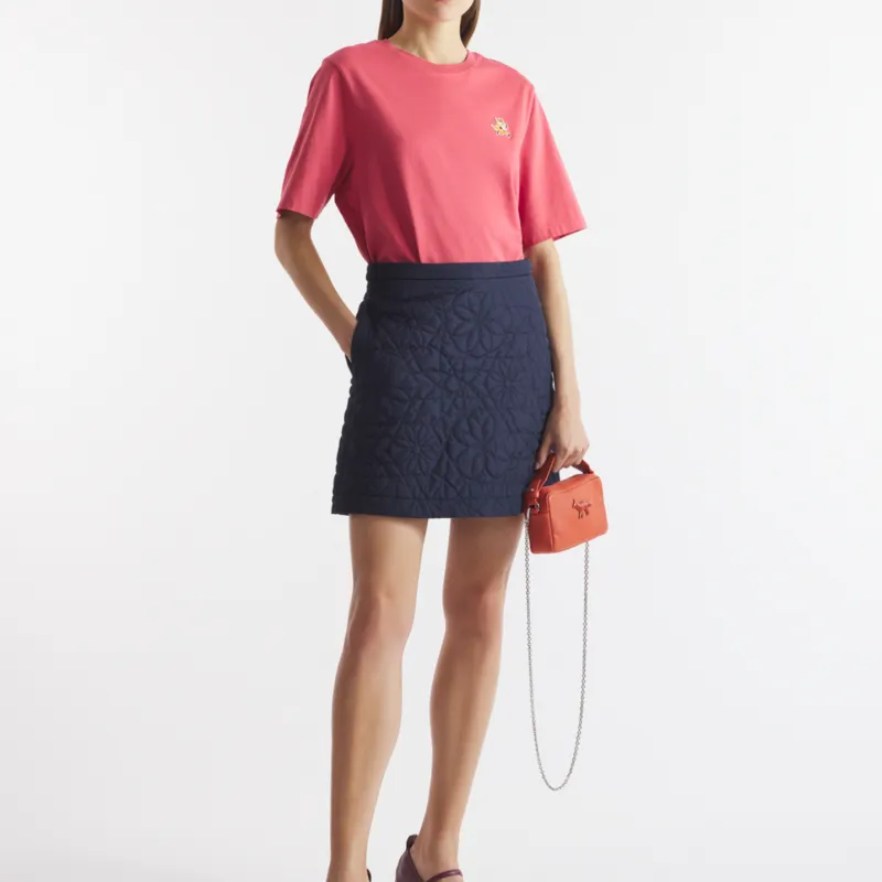 Maison Kitsune Speedy Fox Patch Crewneck T Shirt-2