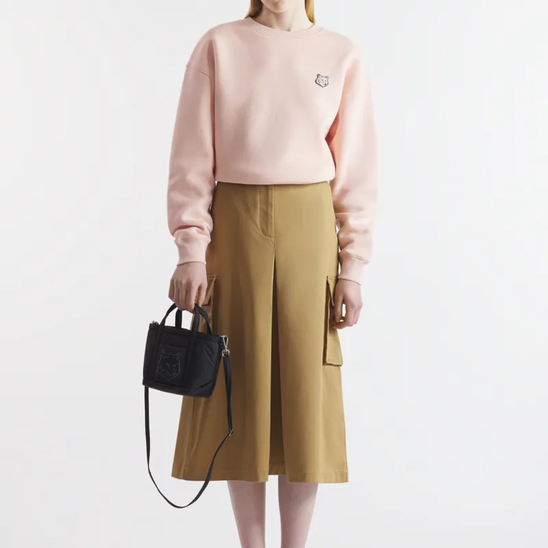 Maison Kitsune Bold Fox Head Patch Crewneck Sweatshirt-2