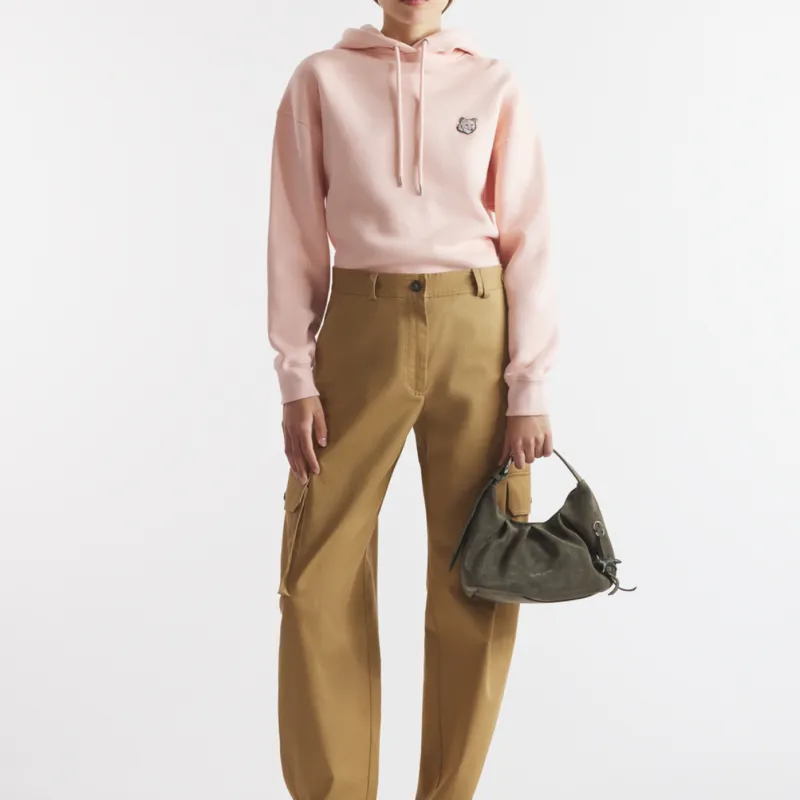 Maison Kitsune Fox Head Patch Drawstring Hoodie-2