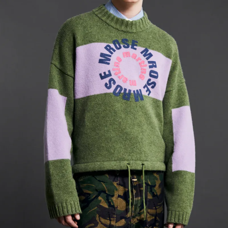 Martine Rose Logo Printed Knitted Jumper-2