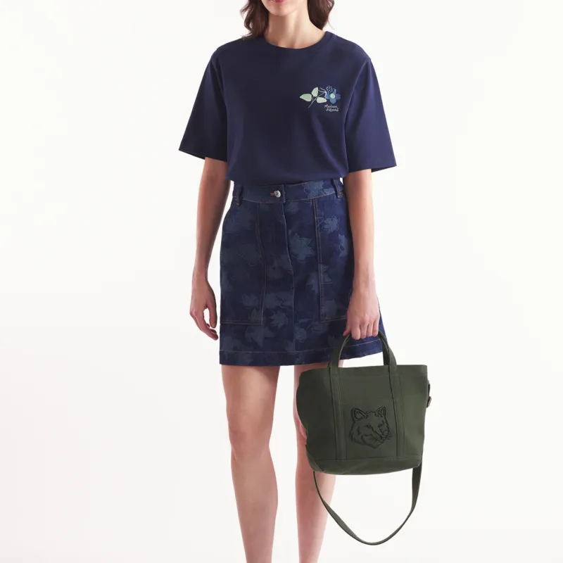 Maison Kitsune Strawberry Leaf Comfort T shirt-2