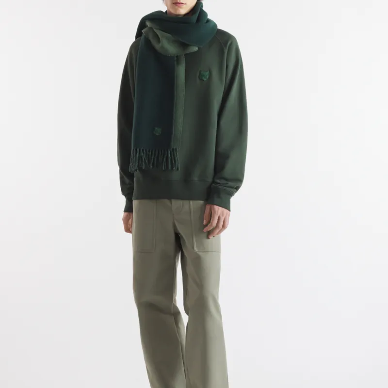 Maison Kitsune Bold Fox Head Patch Oversized Sweatshirt-2