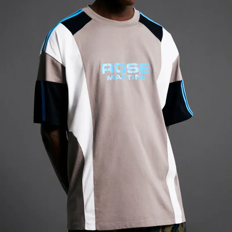 Martine Rose Panelled T shirt-4