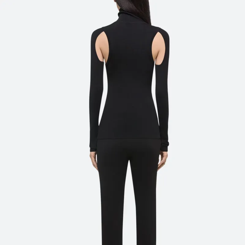 Helmut Lang Air Cut Out Turtleneck Jumper-2