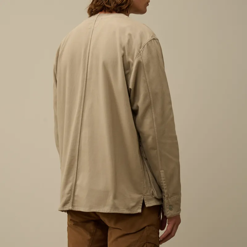 C.P.Company Armored stretch Buttoned Overshirt-1